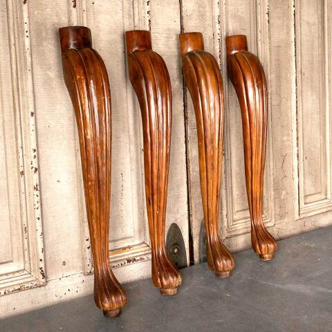 #49214 Set of 4 Salvaged Wood Table Legs image 2