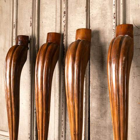 #49214 Set of 4 Salvaged Wood Table Legs image 5