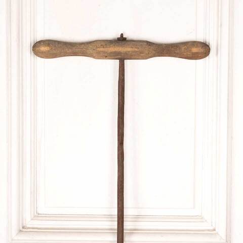 #49223 Antique Barn Beam Hand Auger Drilling Tool image 4