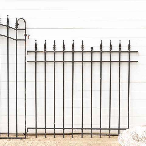 #49234 Salvaged Wrought Iron Fencing & Gate image 6
