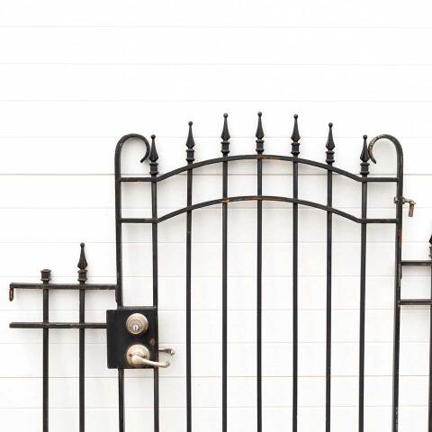 #49234 Salvaged Wrought Iron Fencing & Gate image 5