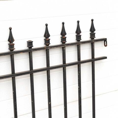 #49234 Salvaged Wrought Iron Fencing & Gate image 7