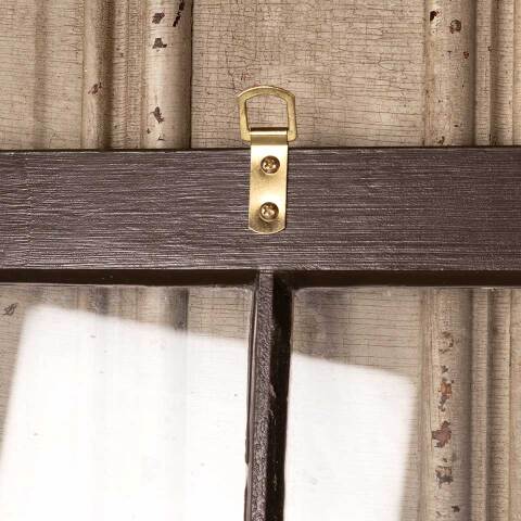 #49285 Divided 6 Lite Wood Window Wall Hanging image 5