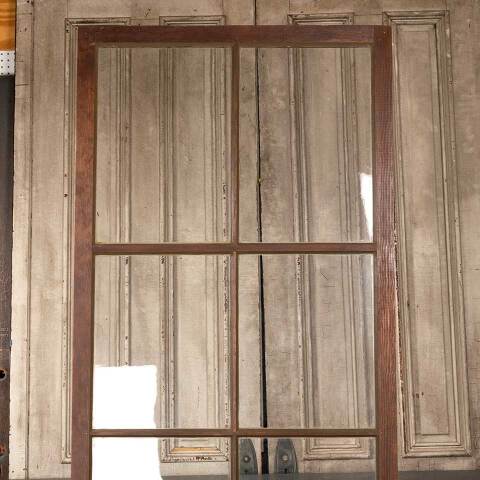 #49310 Antique Large Divided 8 Lite Wood Window image 2