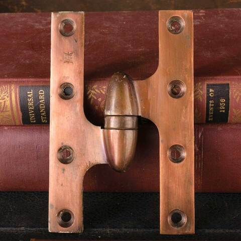 #49316 Vintage Hager Olive Knuckle Door Hinge image 6