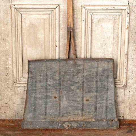 #49320 Antique Wood and Metal Snow Shovel image 3