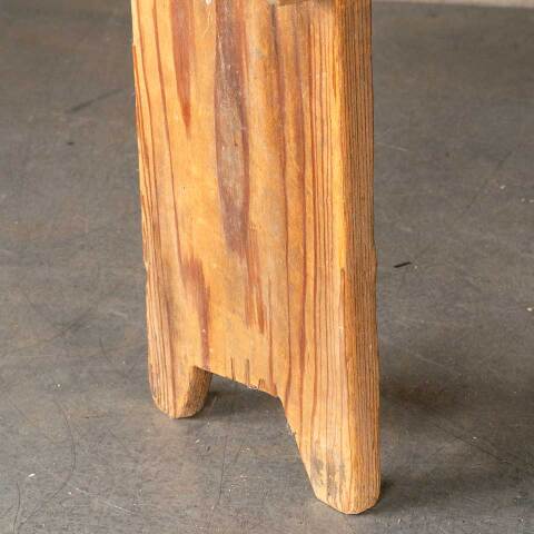 #49329 Antique Primitive Small Wood Bench image 7