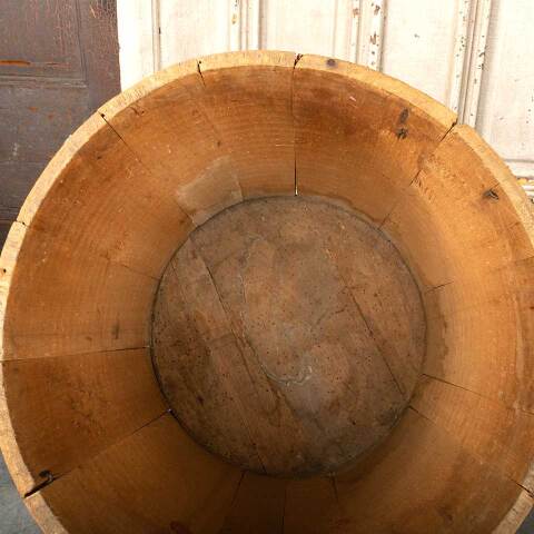 #49331 Antique Walter Candy Wood Bucket Pail image 5