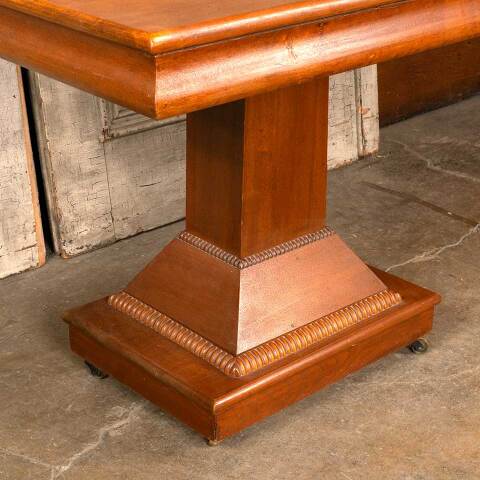 #49338 Antique Wood Library Table image 2