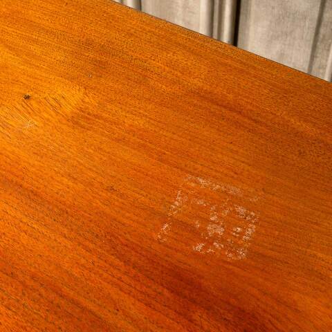 #49338 Antique Wood Library Table image 4