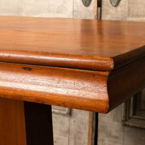 #49338 Antique Wood Library Table image 7