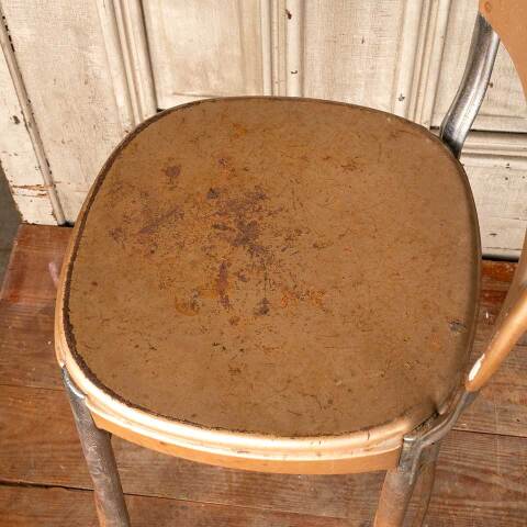 #49356 Vintage Metal Kitchen Stool image 8