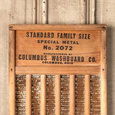 #49359 Antique MADE-RITE Columbus Washboard image 4
