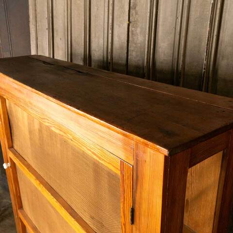 #49452 Antique Wood Chicken Nesting Box Cabinet image 5