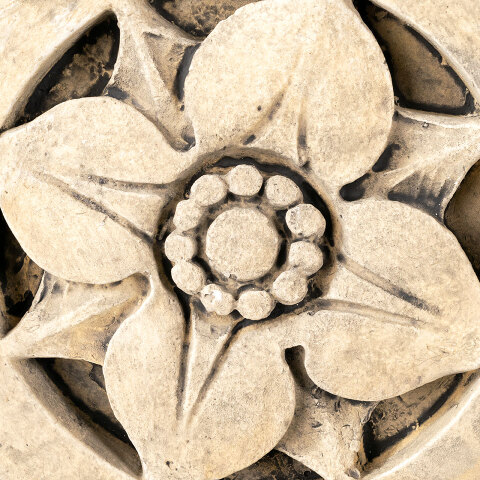 #49536 Cast Plaster Rosette Rose Medallion image 3