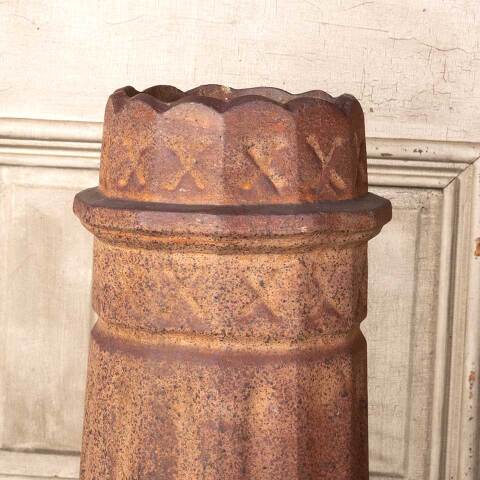 #49548 Salvaged Antique Terra Cotta Chimney Pot image 3