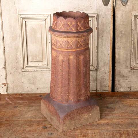 #49548 Salvaged Antique Terra Cotta Chimney Pot image 2