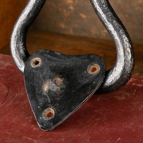 #49551 Vintage Wrought Iron Door Knocker Hardware image 5