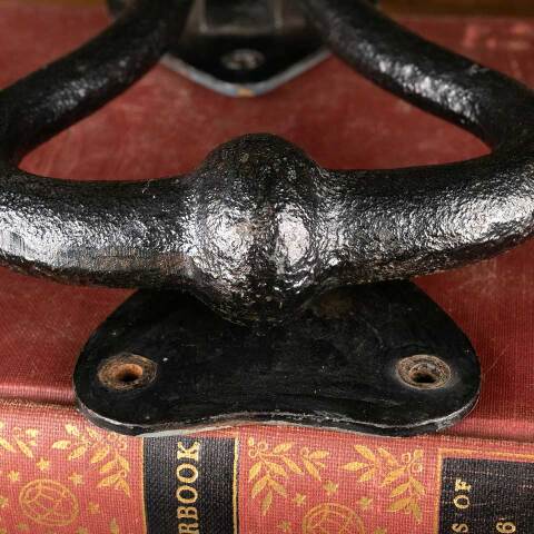 #49551 Vintage Wrought Iron Door Knocker Hardware image 7