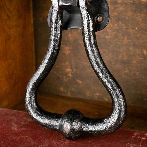 #49551 Vintage Wrought Iron Door Knocker Hardware image 8