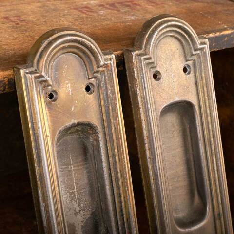 #49573 Arts & Crafts Pocket Door Hardware Pulls image 3