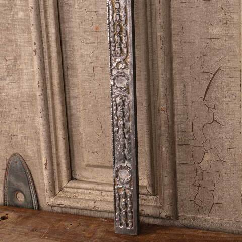 #49616 25x30 Antique Cast Iron Fireplace Surround image 5