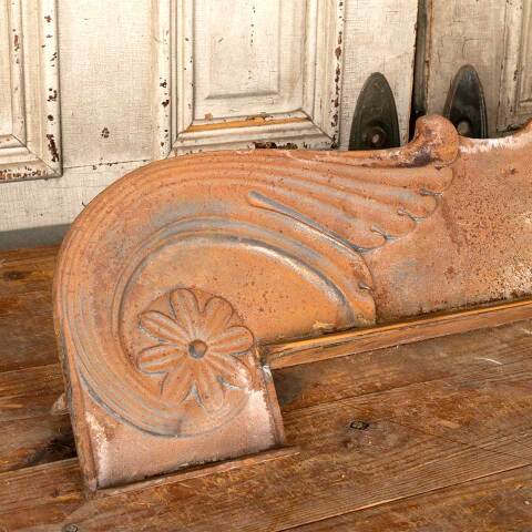 #49624 Salvaged Antique Cast Iron Pediment image 4