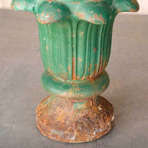 #49625 Salvaged Antique Cast Iron Street Lamp Finial image 2