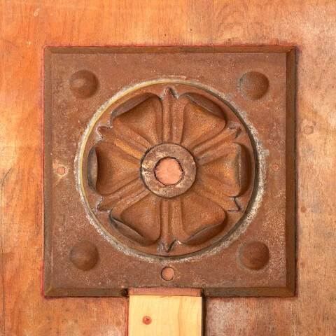 #49627 Antique Wall Anchor Plates Foundry Mold image 3