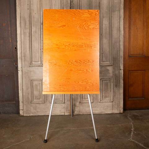 #49663 Vintage Wood & Metal Art Easel image 2