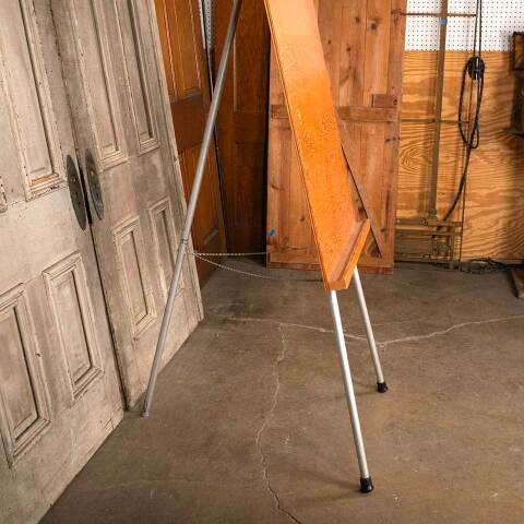 #49663 Vintage Wood & Metal Art Easel image 3