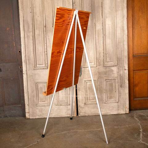 #49663 Vintage Wood & Metal Art Easel image 4