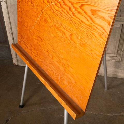 #49663 Vintage Wood & Metal Art Easel image 5