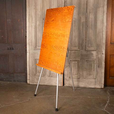 #49663 Vintage Wood & Metal Art Easel image 6