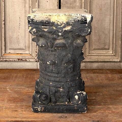 #49683 Concrete Corinthian Column Garden Pedestal image 2