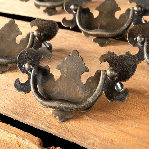 #49703 Vintage Chippendale Furniture Bail Pulls image 2