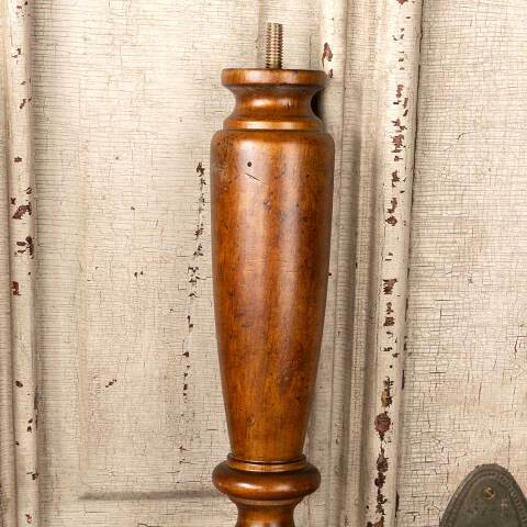 #49732 Set of 3 Turned Wood Table Legs image 4