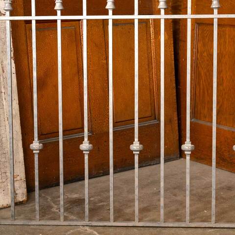 #49768 Salvaged Cast Aluminum Railing Section image 4