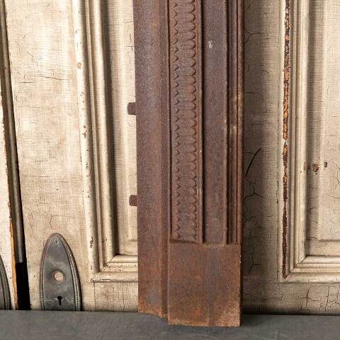 #49803 33x32 Antique Cast Iron Fireplace Surround image 6