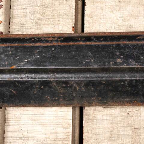 #49804 29x32 Antique Cast Iron Fireplace Surround image 4