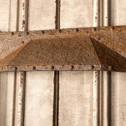 #49809 26x31 Antique Cast Iron Fireplace Surround image 4