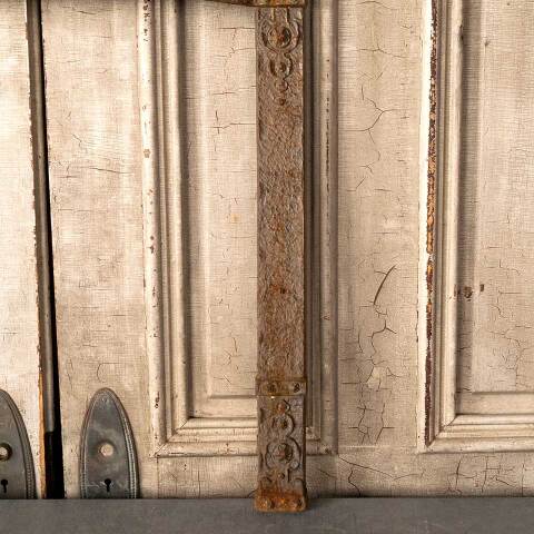 #49809 26x31 Antique Cast Iron Fireplace Surround image 6