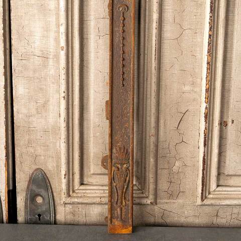 #49810 25x30 Antique Cast Iron Fireplace Surround image 6