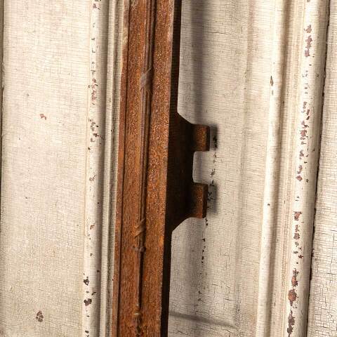 #49813 25x30 Antique Cast Iron Fireplace Surround image 7