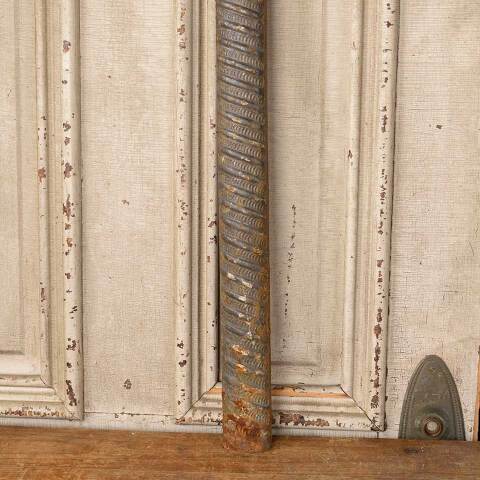 #49817 Salvaged Antique Cast Iron Fireplace Surround image 3