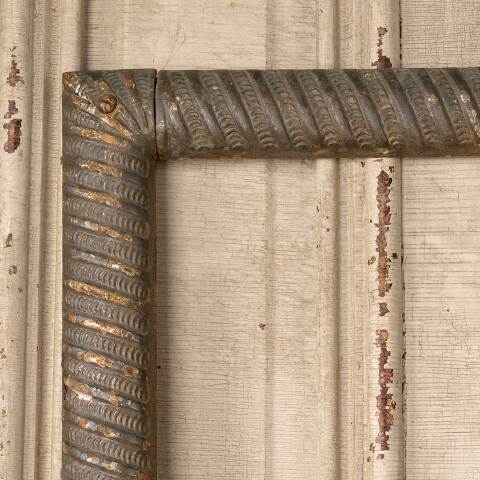 #49817 Salvaged Antique Cast Iron Fireplace Surround image 2