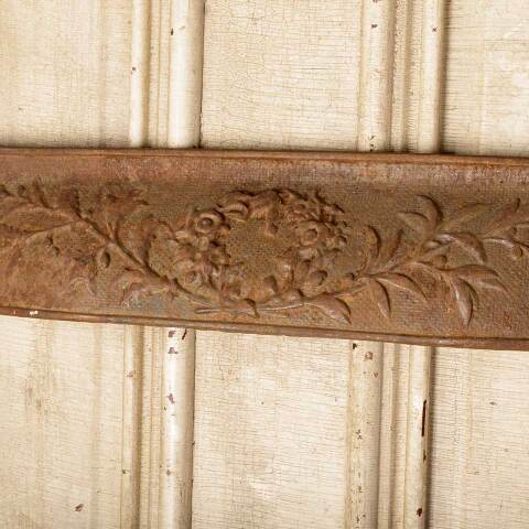 #49819 25x31 Antique Cast Iron Fireplace Surround image 6