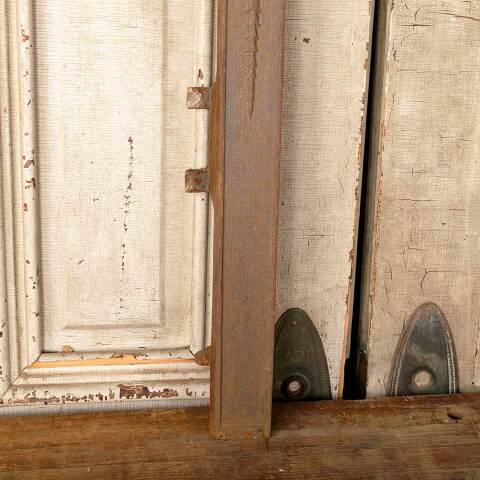 #49819 25x31 Antique Cast Iron Fireplace Surround image 7