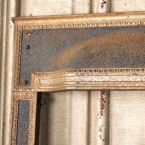 #49822 25x30 Antique Cast Iron Fireplace Surround image 2