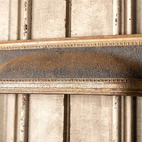 #49822 25x30 Antique Cast Iron Fireplace Surround image 4